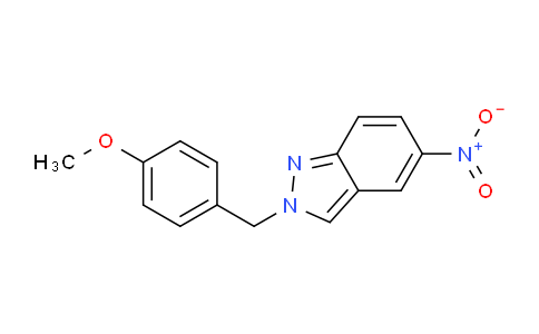 CAS No. 1178903-41-7, 2-(4-Methoxybenzyl)-5-nitro-2H-indazole