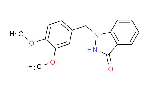 CAS No. 1229-97-6, 1-(3,4-Dimethoxybenzyl)-1H-indazol-3(2H)-one