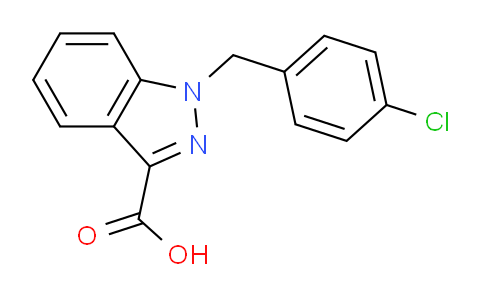 CAS No. 50264-86-3, 1-(4-Chlorobenzyl)-1H-indazole-3-carboxylic acid