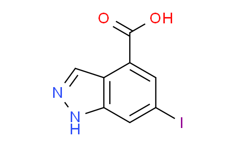 CAS No. 1841081-77-3, 6-Iodo-1H-indazole-4-carboxylic acid