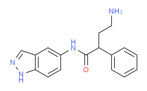 CAS No. 574726-31-1, 4-Amino-N-(1H-indazol-5-yl)-2-phenylbutanamide