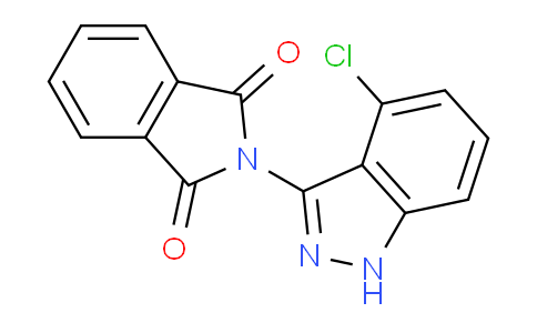CAS No. 88805-82-7, 2-(4-Chloro-1H-indazol-3-yl)isoindoline-1,3-dione