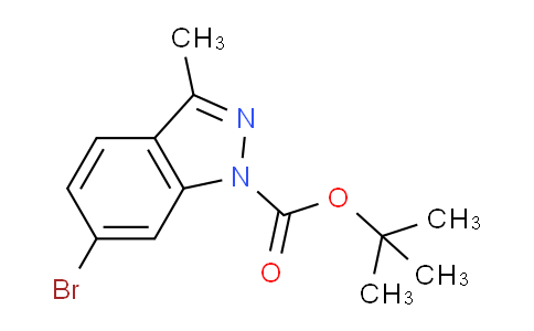 CAS No. 1300582-43-7, tert-Butyl 6-bromo-3-methyl-1H-indazole-1-carboxylate
