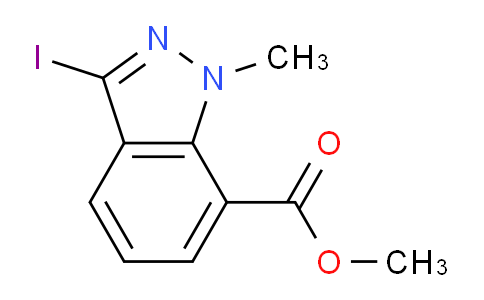 CAS No. 1337881-75-0, Methyl 3-iodo-1-methyl-1H-indazole-7-carboxylate