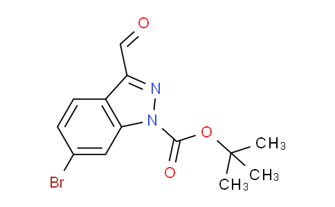 CAS No. 1365803-32-2, tert-Butyl 6-bromo-3-formyl-1H-indazole-1-carboxylate