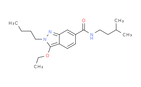 CAS No. 919107-24-7, 2-Butyl-3-ethoxy-N-isopentyl-2H-indazole-6-carboxamide