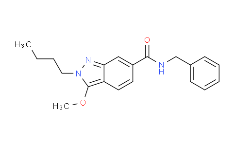 CAS No. 919107-02-1, N-Benzyl-2-butyl-3-methoxy-2H-indazole-6-carboxamide