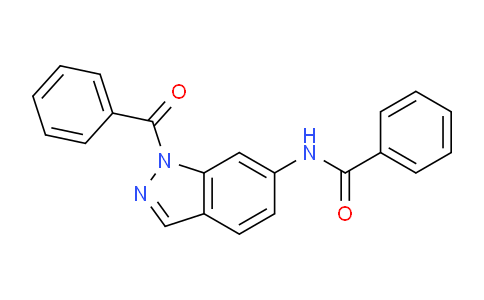 CAS No. 110327-55-4, N-(1-Benzoyl-1H-indazol-6-yl)benzamide