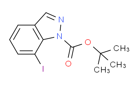 CAS No. 1286754-19-5, tert-Butyl 7-iodo-1H-indazole-1-carboxylate