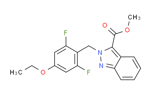 CAS No. 1956307-47-3, Methyl 2-(4-ethoxy-2,6-difluorobenzyl)-2H-indazole-3-carboxylate