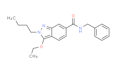 CAS No. 919107-22-5, N-Benzyl-2-butyl-3-ethoxy-2H-indazole-6-carboxamide