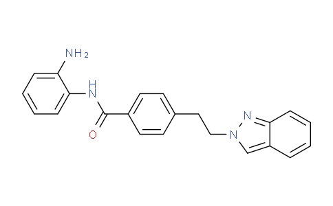 CAS No. 920315-00-0, 4-(2-(2H-Indazol-2-yl)ethyl)-N-(2-aminophenyl)benzamide