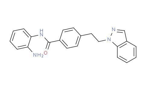 CAS No. 920314-99-4, 4-(2-(1H-Indazol-1-yl)ethyl)-N-(2-aminophenyl)benzamide