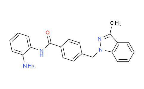MC762240 | 920314-77-8 | N-(2-Aminophenyl)-4-((3-methyl-1H-indazol-1-yl)methyl)benzamide
