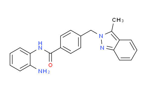 CAS No. 920314-79-0, N-(2-Aminophenyl)-4-((3-methyl-2H-indazol-2-yl)methyl)benzamide