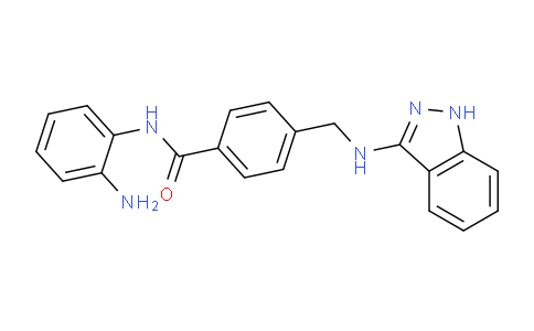 CAS No. 920314-81-4, 4-(((1H-Indazol-3-yl)amino)methyl)-N-(2-aminophenyl)benzamide