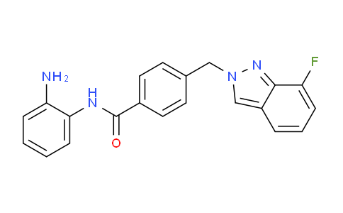 CAS No. 920315-06-6, N-(2-Aminophenyl)-4-((7-fluoro-2H-indazol-2-yl)methyl)benzamide