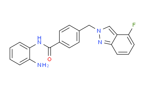 CAS No. 920315-08-8, N-(2-Aminophenyl)-4-((4-fluoro-2H-indazol-2-yl)methyl)benzamide