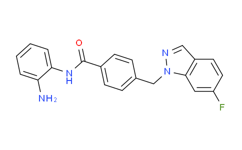 CAS No. 920314-94-9, N-(2-Aminophenyl)-4-((6-fluoro-1H-indazol-1-yl)methyl)benzamide