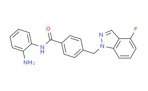 CAS No. 920315-07-7, N-(2-Aminophenyl)-4-((4-fluoro-1H-indazol-1-yl)methyl)benzamide