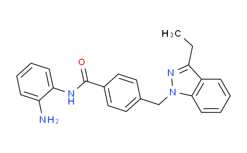 CAS No. 920315-33-9, N-(2-Aminophenyl)-4-((3-ethyl-1H-indazol-1-yl)methyl)benzamide