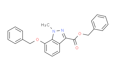 CAS No. 133841-12-0, Benzyl 7-(benzyloxy)-1-methyl-1H-indazole-3-carboxylate