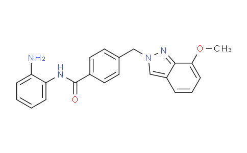 CAS No. 920315-43-1, N-(2-Aminophenyl)-4-((7-methoxy-2H-indazol-2-yl)methyl)benzamide