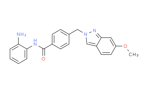 CAS No. 920315-18-0, N-(2-Aminophenyl)-4-((6-methoxy-2H-indazol-2-yl)methyl)benzamide
