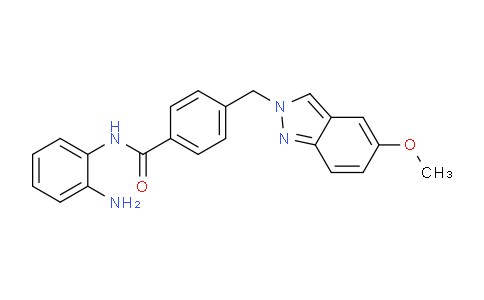 CAS No. 920315-40-8, N-(2-Aminophenyl)-4-((5-methoxy-2H-indazol-2-yl)methyl)benzamide