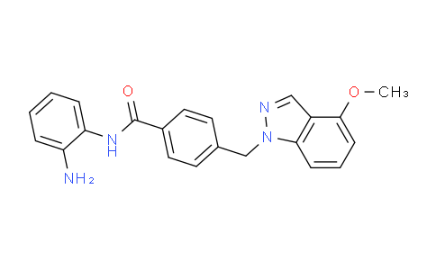 CAS No. 920315-46-4, N-(2-Aminophenyl)-4-((4-methoxy-1H-indazol-1-yl)methyl)benzamide