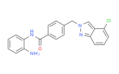 CAS No. 920315-02-2, N-(2-Aminophenyl)-4-((4-chloro-2H-indazol-2-yl)methyl)benzamide