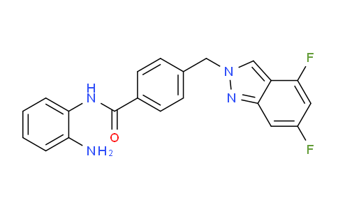 CAS No. 920315-04-4, N-(2-Aminophenyl)-4-((4,6-difluoro-2H-indazol-2-yl)methyl)benzamide