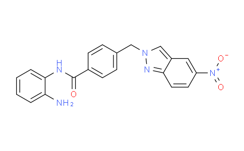 CAS No. 920314-33-6, N-(2-Aminophenyl)-4-((5-nitro-2H-indazol-2-yl)methyl)benzamide