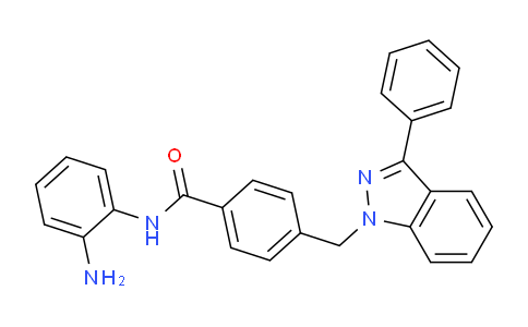 CAS No. 920315-37-3, N-(2-Aminophenyl)-4-((3-phenyl-1H-indazol-1-yl)methyl)benzamide