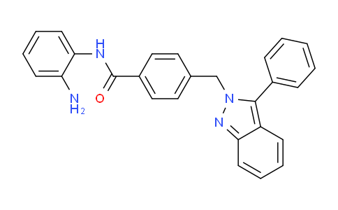CAS No. 920315-38-4, N-(2-Aminophenyl)-4-((3-phenyl-2H-indazol-2-yl)methyl)benzamide