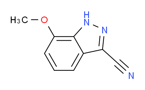CAS No. 133841-07-3, 7-methoxy-1H-indazole-3-carbonitrile