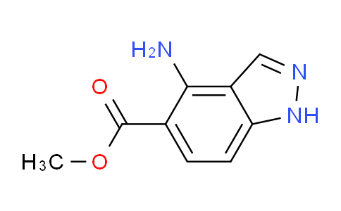 CAS No. 1784576-35-7, methyl 4-amino-1H-indazole-5-carboxylate