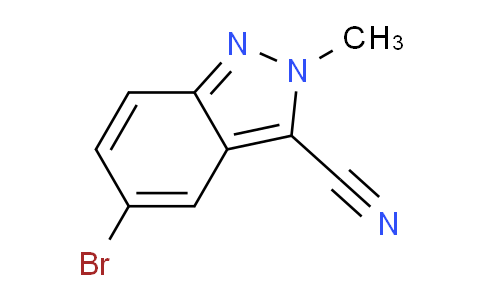 CAS No. 1528133-76-7, 5-bromo-2-methylindazole-3-carbonitrile