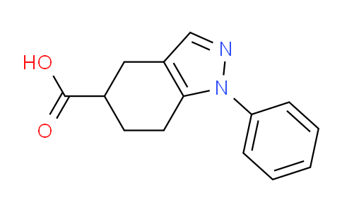 CAS No. 52834-14-7, 1-phenyl-4,5,6,7-tetrahydro-1H-indazole-5-carboxylic acid