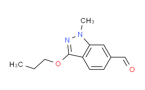 CAS No. 1987045-22-6, 1-methyl-3-propoxy-1H-indazole-6-carbaldehyde