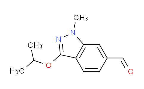 CAS No. 1923064-94-1, 1-methyl-3-(propan-2-yloxy)-1H-indazole-6-carbaldehyde