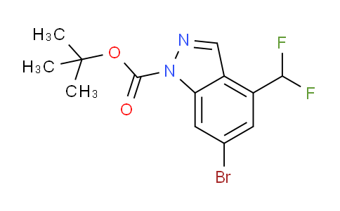 CAS No. 2173991-81-4, tert-butyl 6-bromo-4-(difluoromethyl)-1H-indazole-1-carboxylate