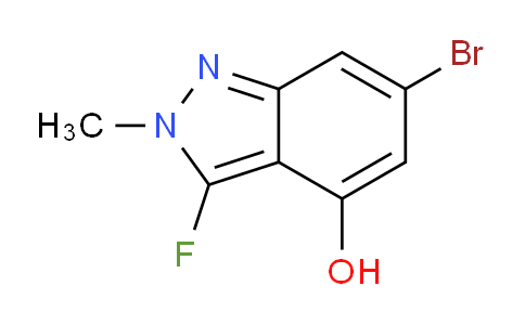 CAS No. 2088840-50-8, 6-bromo-3-fluoro-2-methyl-2H-indazol-4-ol