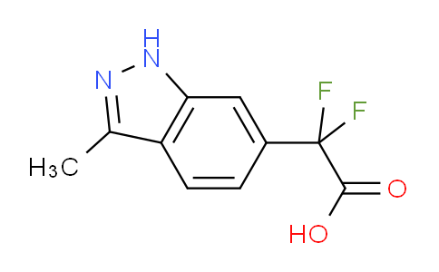 CAS No. 1547098-94-1, 2,2-difluoro-2-(3-methyl-1H-indazol-6-yl)acetic acid