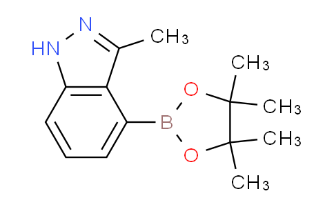 DY762333 | 2304635-16-1 | 3-methyl-4-(tetramethyl-1,3,2-dioxaborolan-2-yl)-1H-indazole