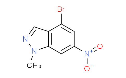 CAS No. 1638763-72-0, 4-bromo-1-methyl-6-nitro-1H-indazole