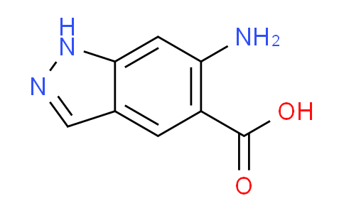 CAS No. 75844-33-6, 6-amino-1H-indazole-5-carboxylic acid