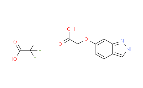 CAS No. 2144477-88-1, 2-(2H-indazol-6-yloxy)acetic acid trifluoroacetate