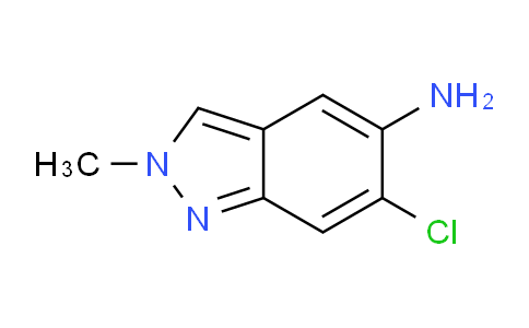 CAS No. 1893125-36-4, 2H-Indazol-5-amine, 6-chloro-2-methyl-