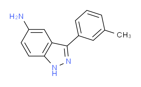 CAS No. 1175793-77-7, 3-(m-Tolyl)-1H-indazol-5-amine